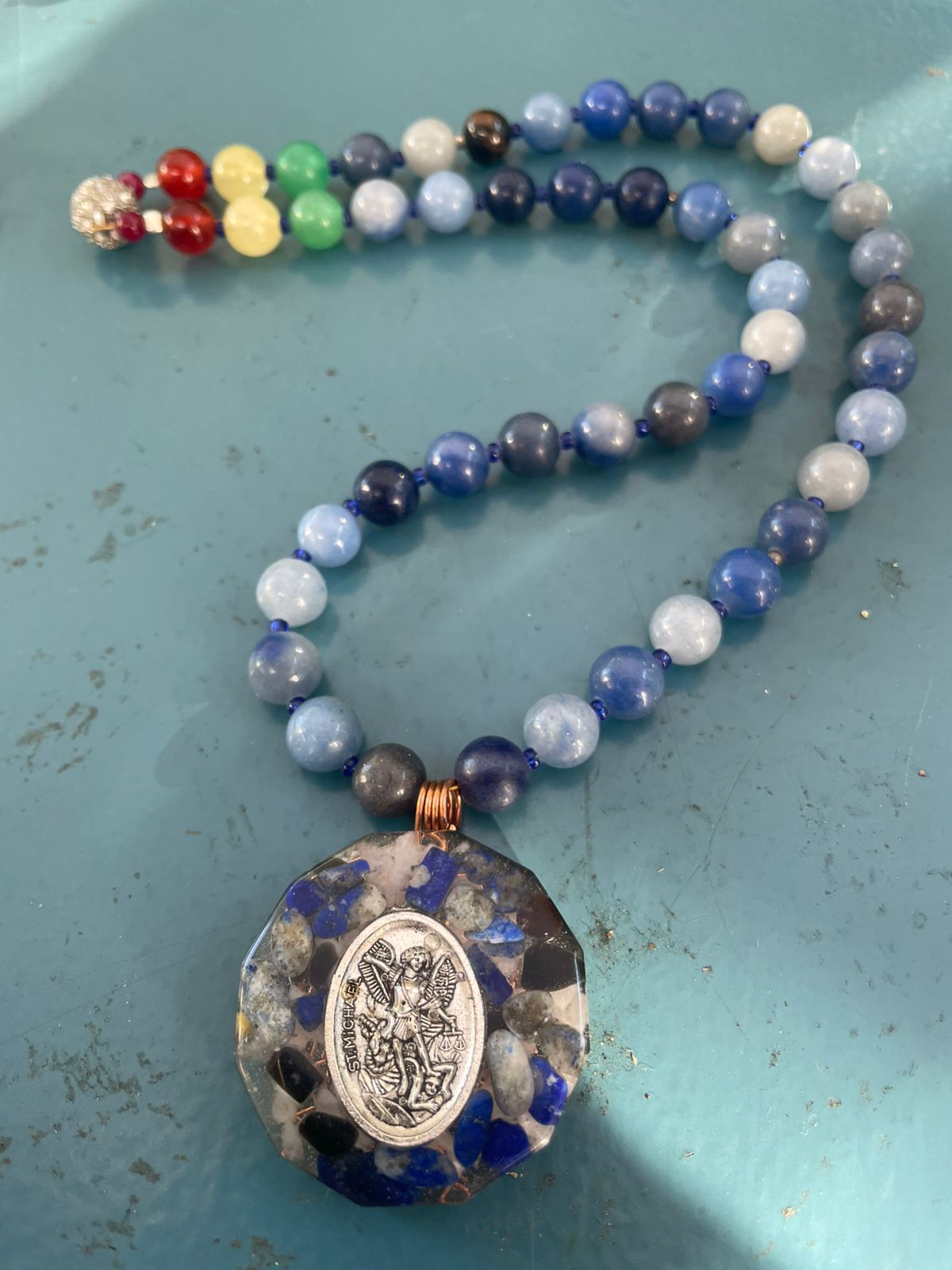 Collar talismán del arcángel Miguel