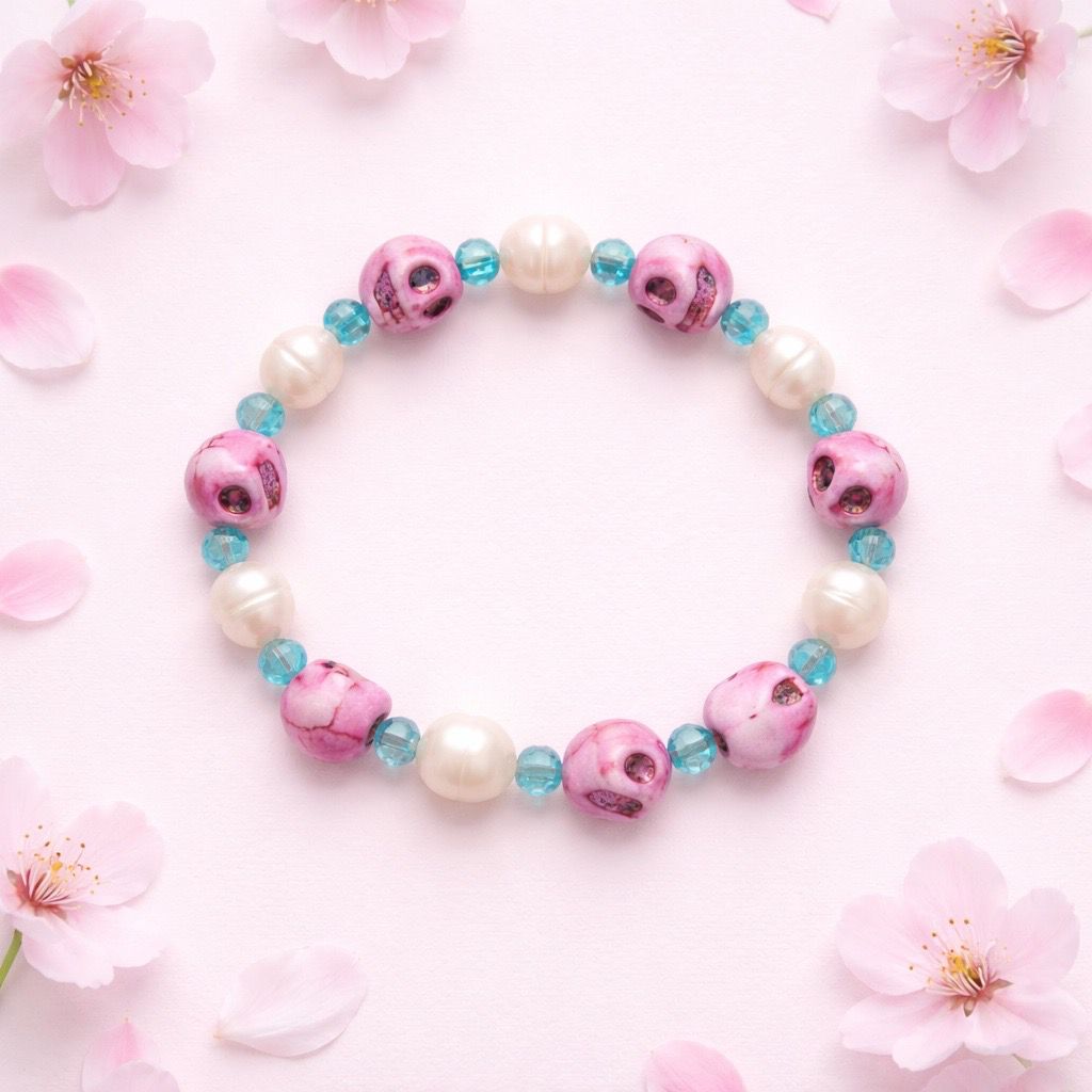 Pulsera calaveras protección