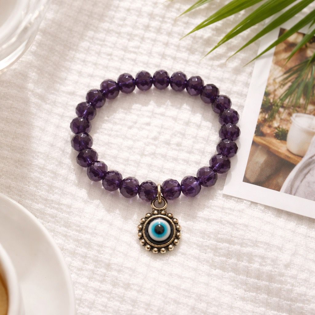 Cristal violeta y ojo protector