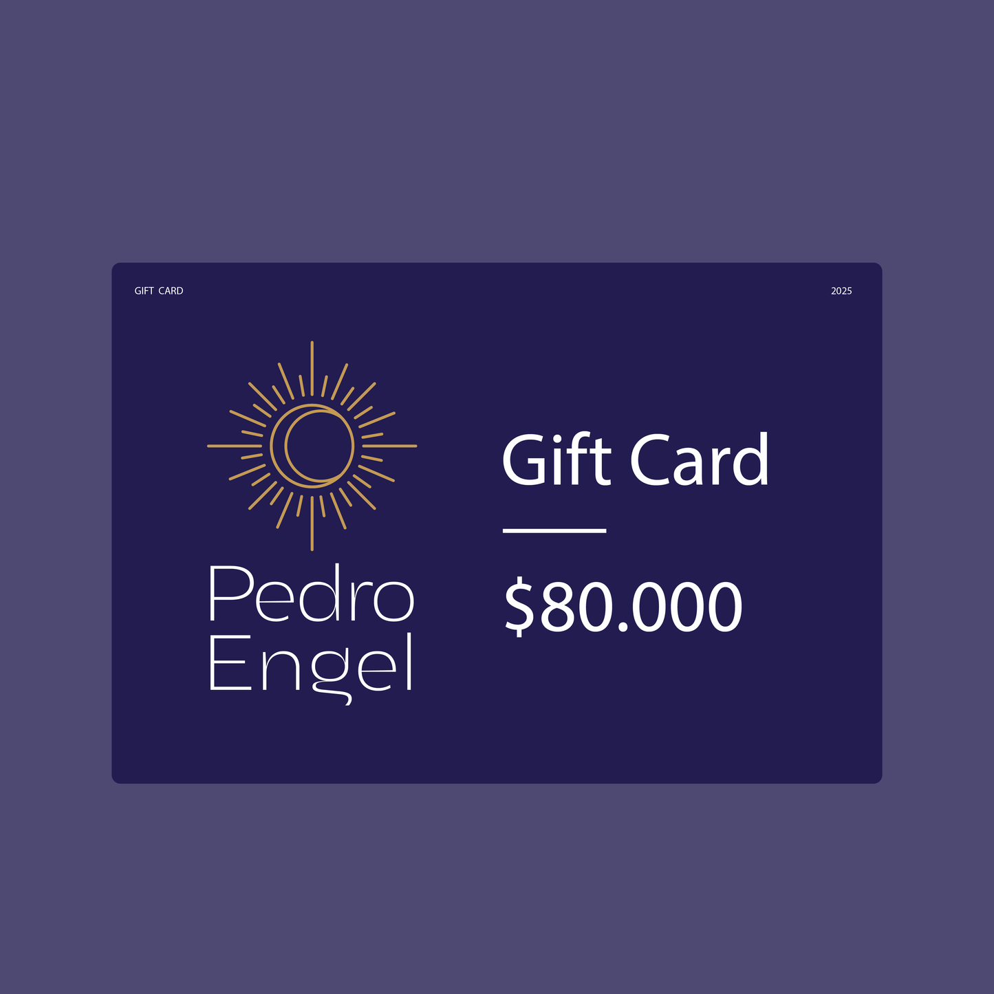 🎁 Gift Card Pedro Engel – Cristales & Joyas