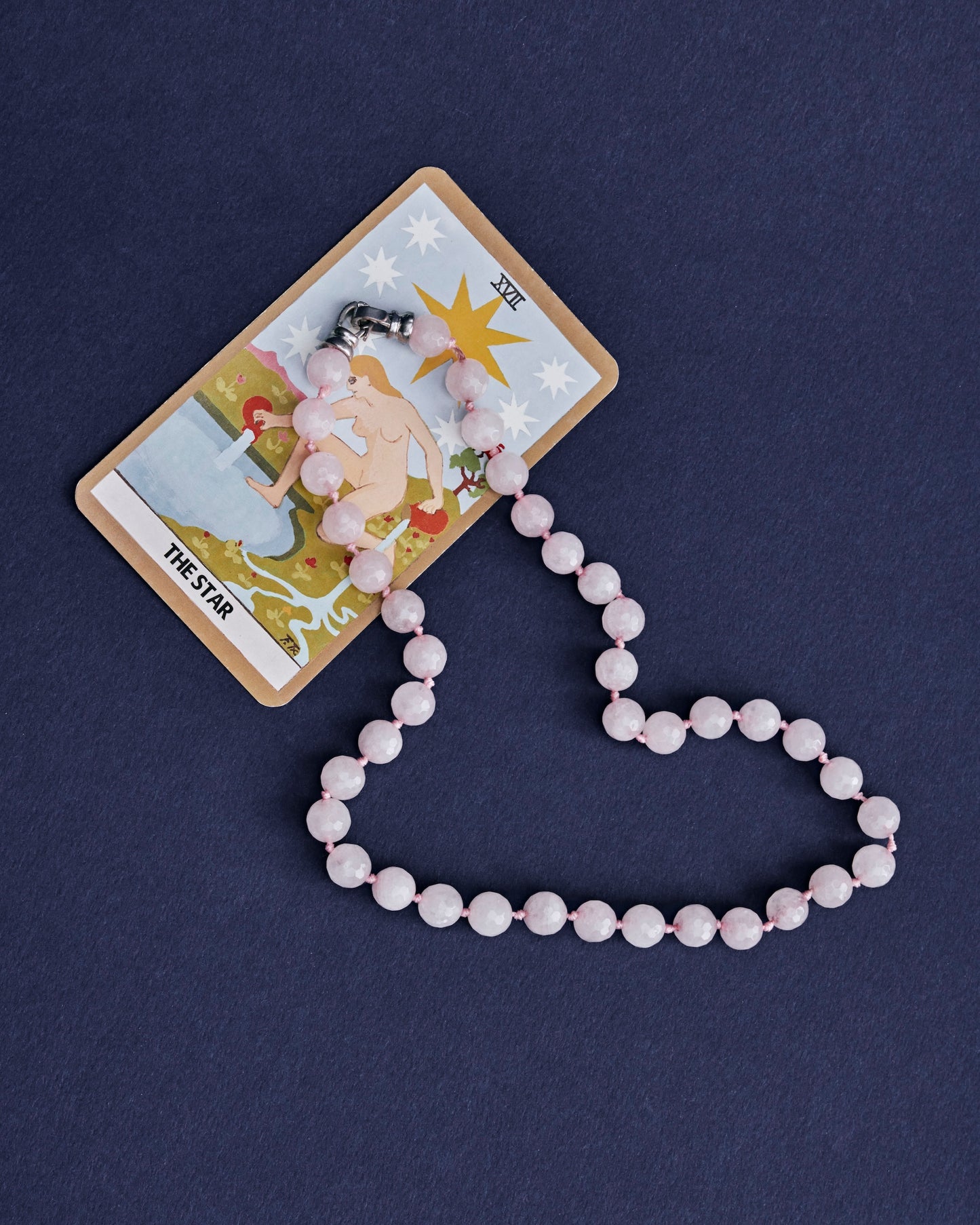 Cuarzo rosa facetado