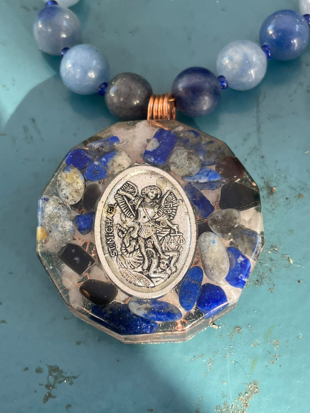 Collar talismán del arcángel Miguel