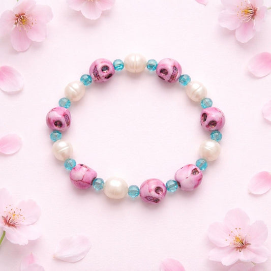 Pulsera calaveras protección